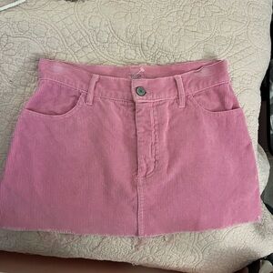 pink brandy melville skirt